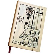 Adventures of Tintin Blue Lotus Cover Notebook